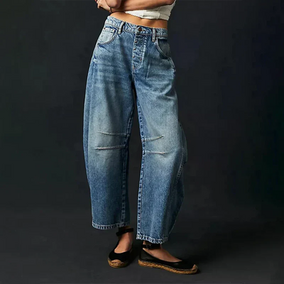 Denim Wide-Leg Comfort Jeans for Women