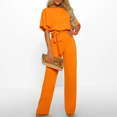 Jumpsuit with Flattering Waistband for Women