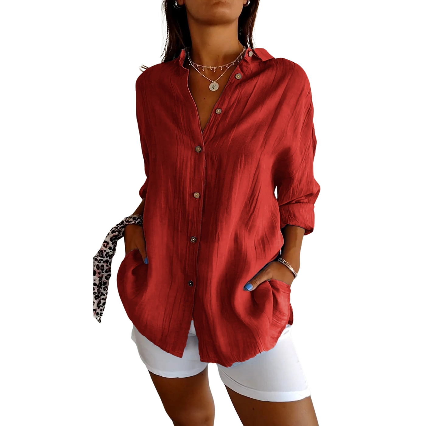 Classic Minimalist Longsleeve Shirt for Women