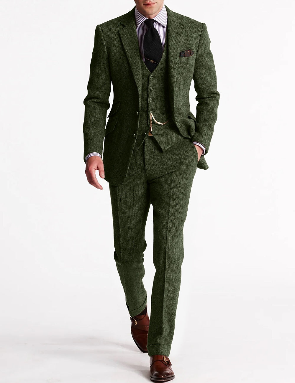 Timeless Elegant 3-Piece Men's Suit