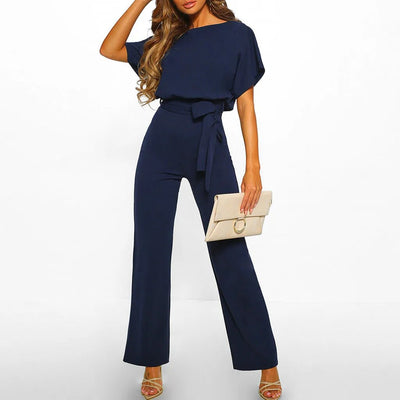 Jumpsuit with Flattering Waistband for Women